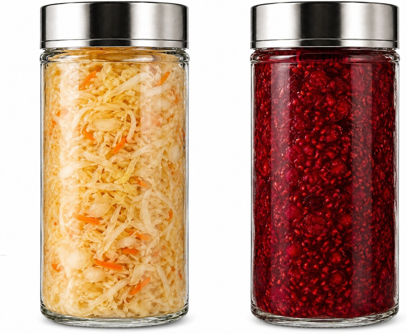 d global Glass Grocery Container  - 400 ml(Pack of 2, Clear)