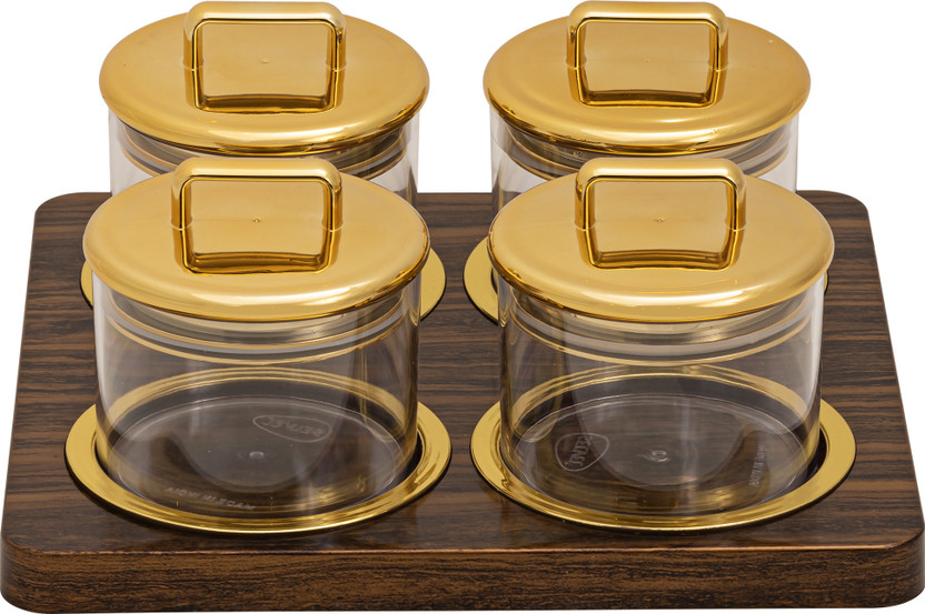 Selvel Selvel Global Polypropylene Utility Container  - 450 ml(Pack of 4, Gold) - Flipkart Deal