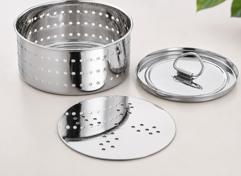 ELVORO Stainless Steel Utility Container  - 500 ml(Silver)