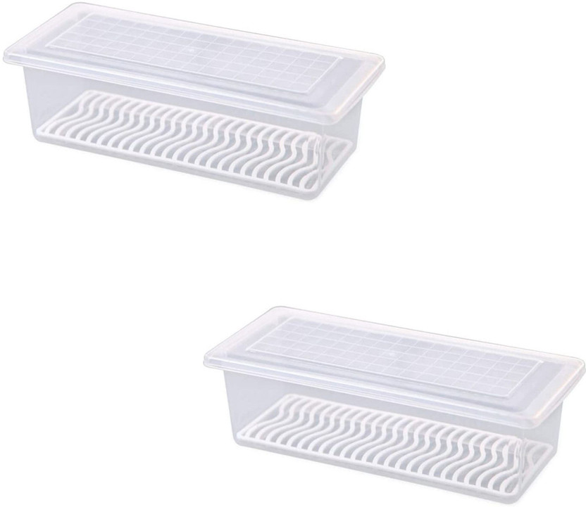 Tuffpro Silicone Utility Container  - 2000 ml(Pack of 2, Clear)