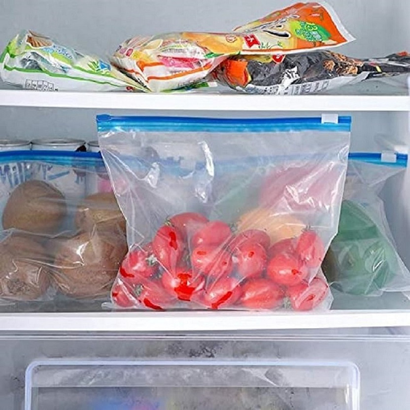 AADHYA COMMERCE Plastic Fridge Container  - 1000 ml(Pack of 20, Blue)
