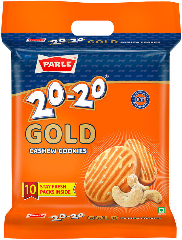 PARLE 20-20 Gold Cashew Cookies(936 g)