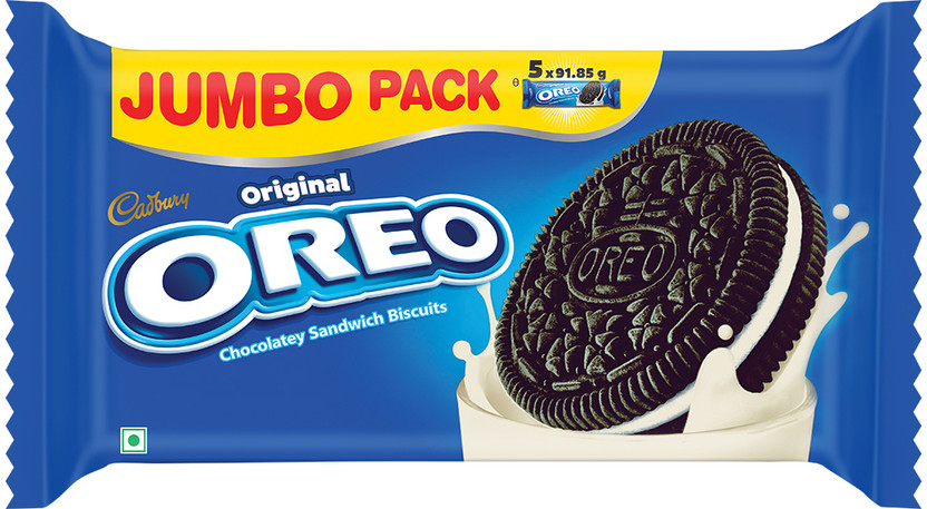 Cadbury Oreo Vanilla Flavour Cream Sandwich Biscuit(459.25 g)
