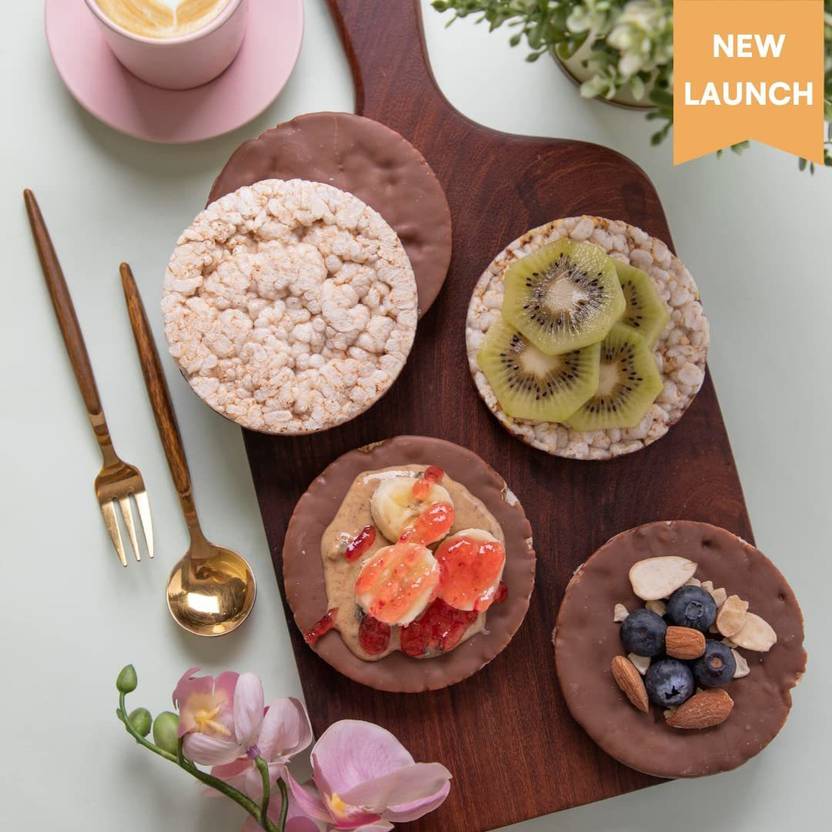 Nova nova Chocolate Coated Rice Cakes Half Dipped Milk Chocolate Assorted Price in India Buy