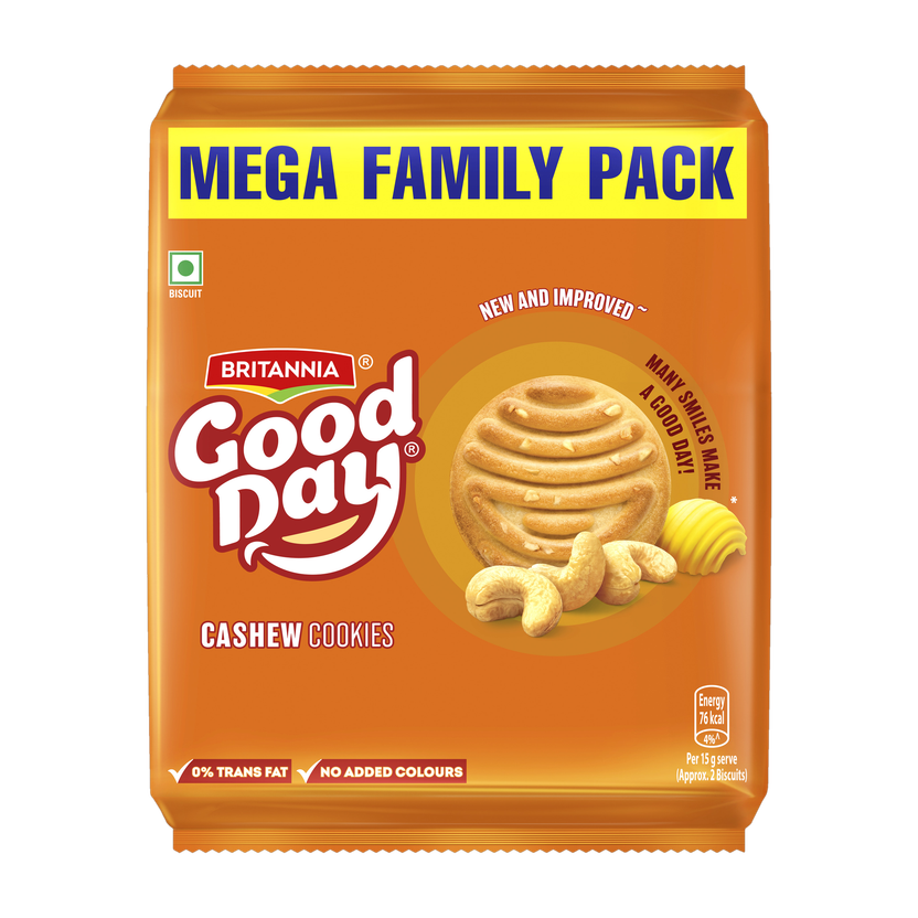 BRITANNIA Good Day Cashew Cookies(10 x 82.7 g)