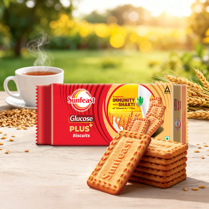 Sunfeast Glucose Plus Biscuit Plain Biscuit(1 kg)