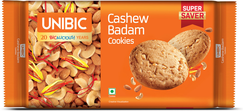 UNIBIC Cashew Badam Cookies Biscuit(450 g)