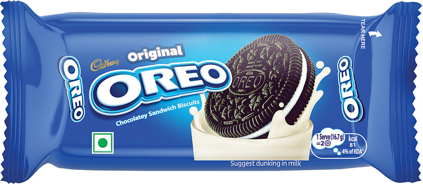Cadbury Oreo Vanilla Flavour Cream Sandwich Biscuit(41.75 g)