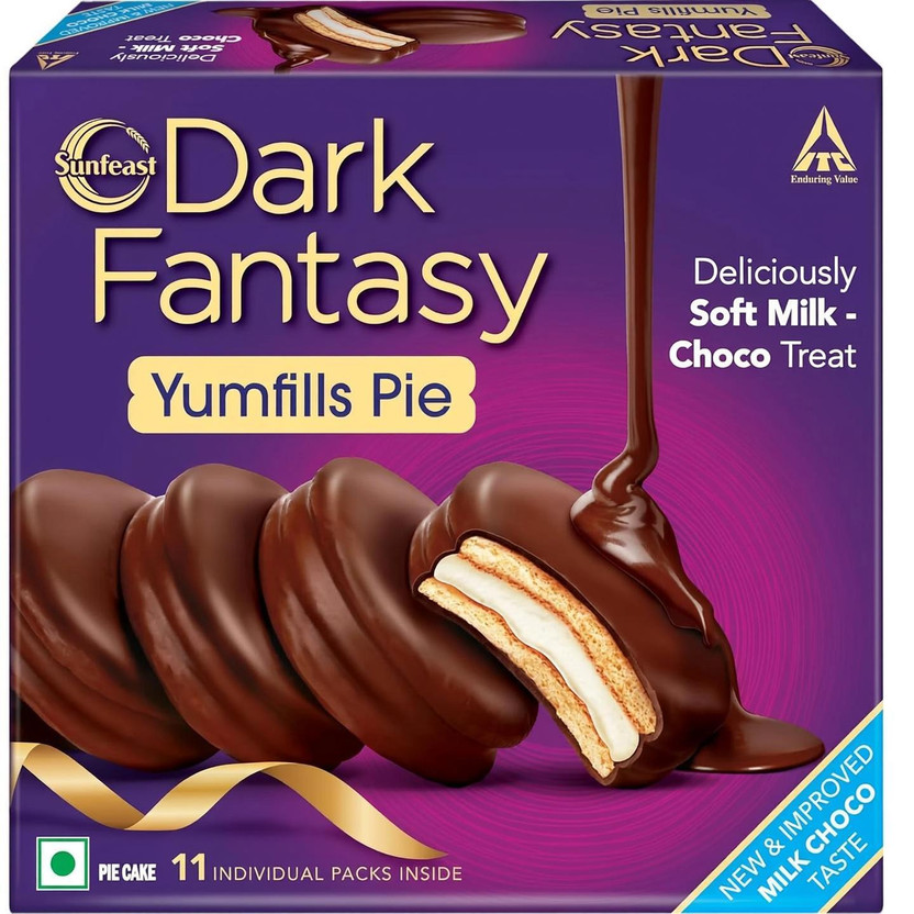 Sunfeast Sunfeast DARK FANTASY YUMMYPIE FILLS Cookies(242.25 g) - Flipkart Deal