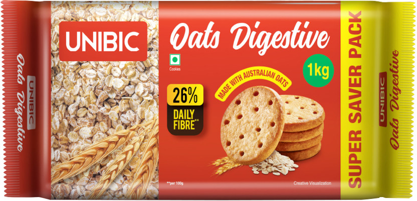 UNIBIC Oats Digestive Cookies(1000 g)