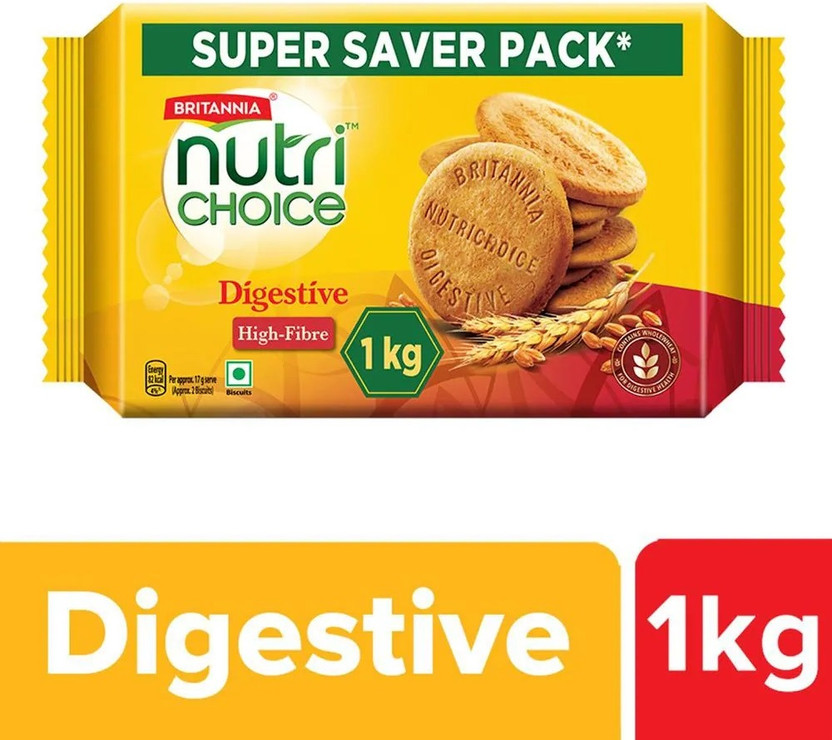 BRITANNIA NutriChoice Hi-Fibre Digestive Cookies(999.5 g)