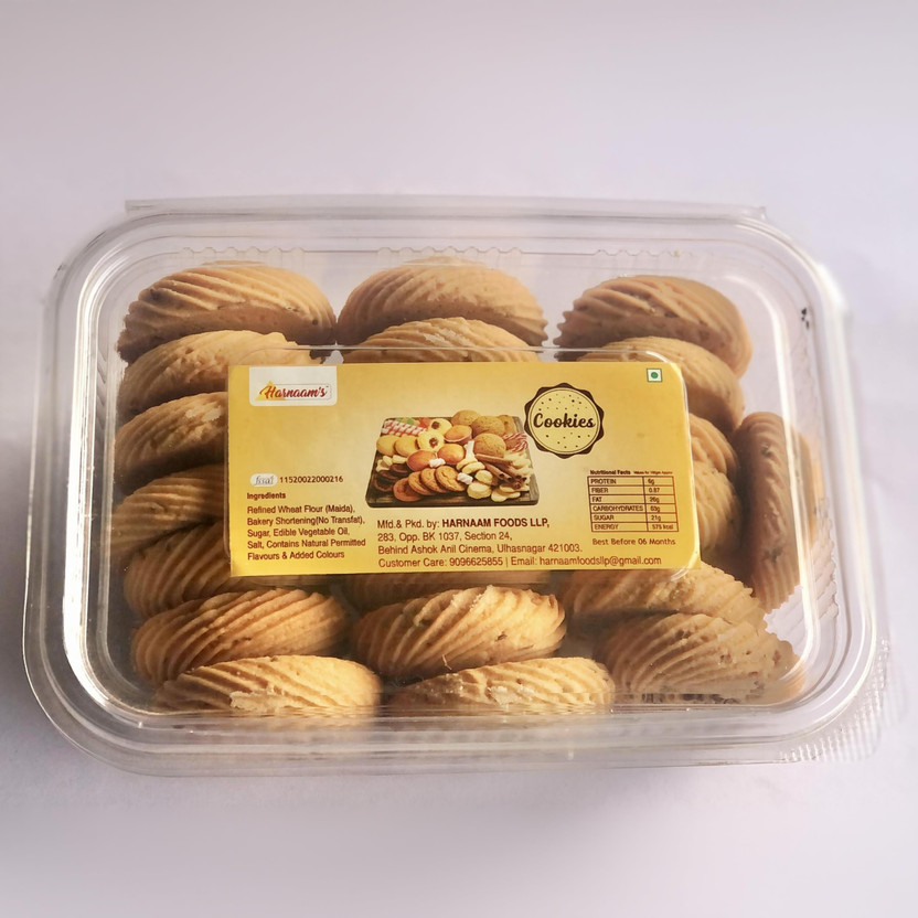 HARNAAM'S AJJWAIN COOKIES - 250 gms - A HEALTHY SALTY TEA TIME BAKERY BISCUITS Cookies(250 g)