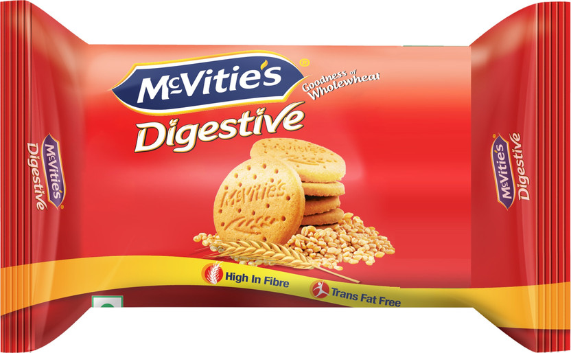 McVitie's High Fibre Biscuits, Trans Fat Free Digestive Biscuit(108 g)