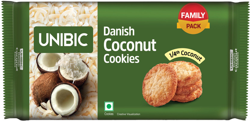 UNIBIC Danish Coconut Cookies Biscuit(270 g)