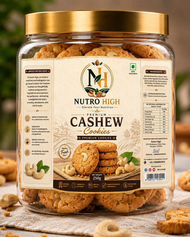 Nutro High Fresh Baked Cashew Cookies(250 g)