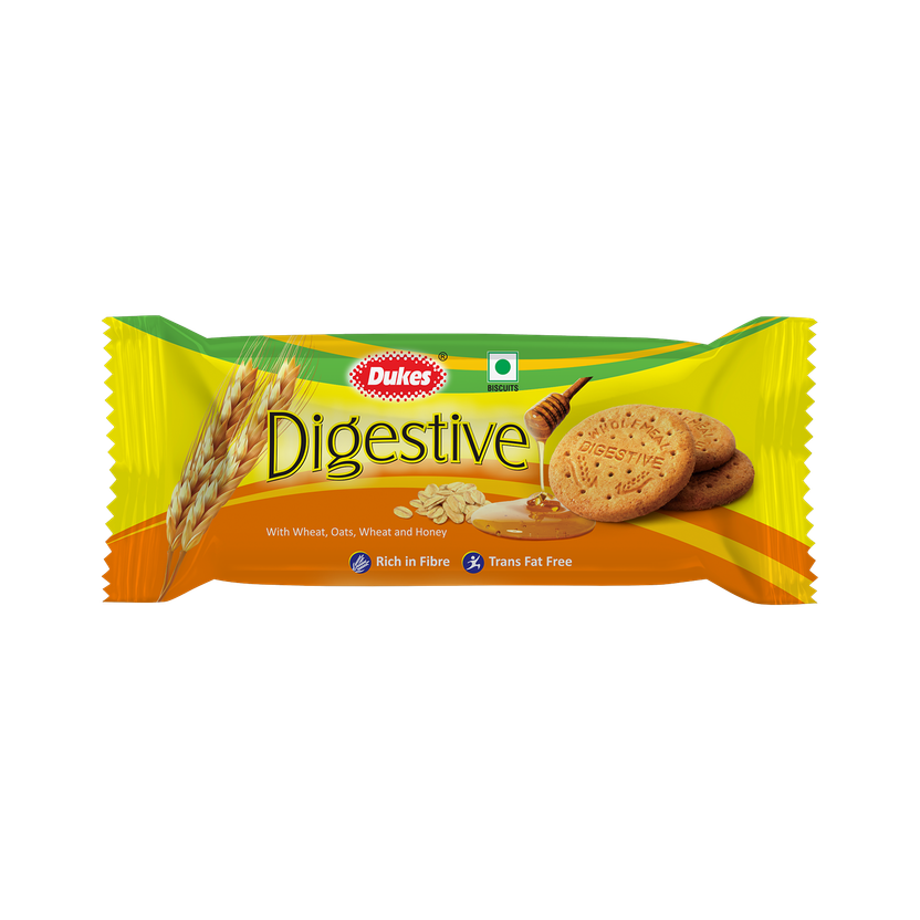 Dukes Natural goodness of Oats, Wheat, and Honey Digestive Biscuit(100 g)