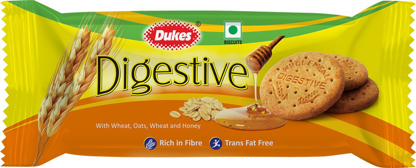 Dukes Natural goodness of Oats, Wheat, and Honey Digestive Biscuit(100 g)