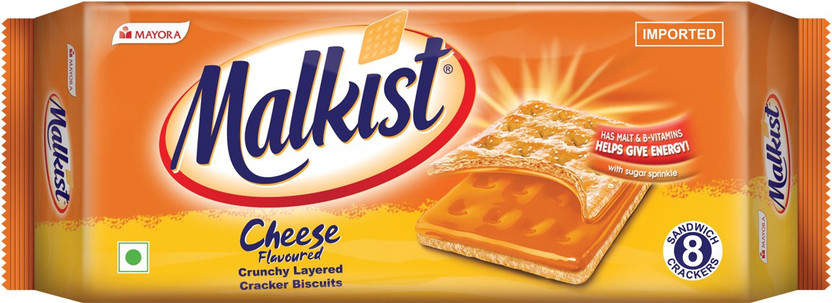 Malkist Cheese Cream Cracker Biscuit(144 g)