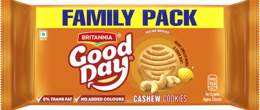 BRITANNIA Good Day Cashew Cookies Biscuit(600 g)