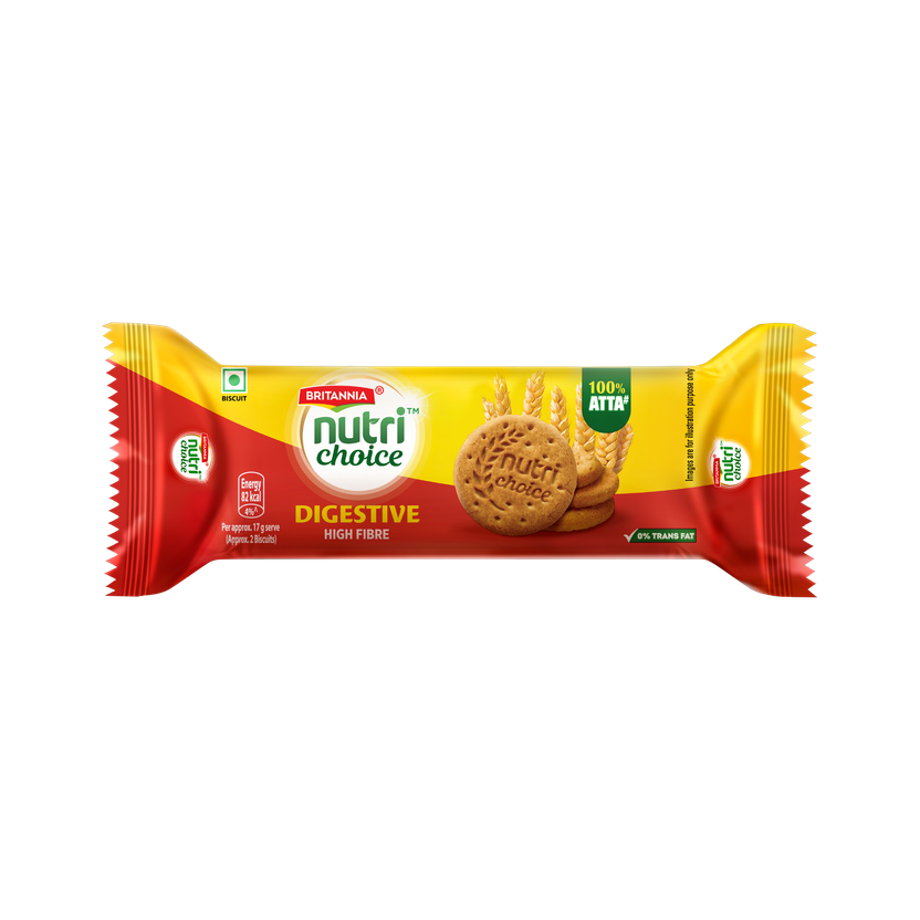 BRITANNIA Nutri Choice High Fibre Biscuits Digestive Biscuit(236 g)