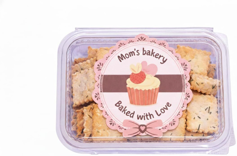 MOM'S BAKERY Rosemary Crunchy, Healthy & Flavourful Crackers | Perfect for Tea Time & Parties Cracker(150 g)