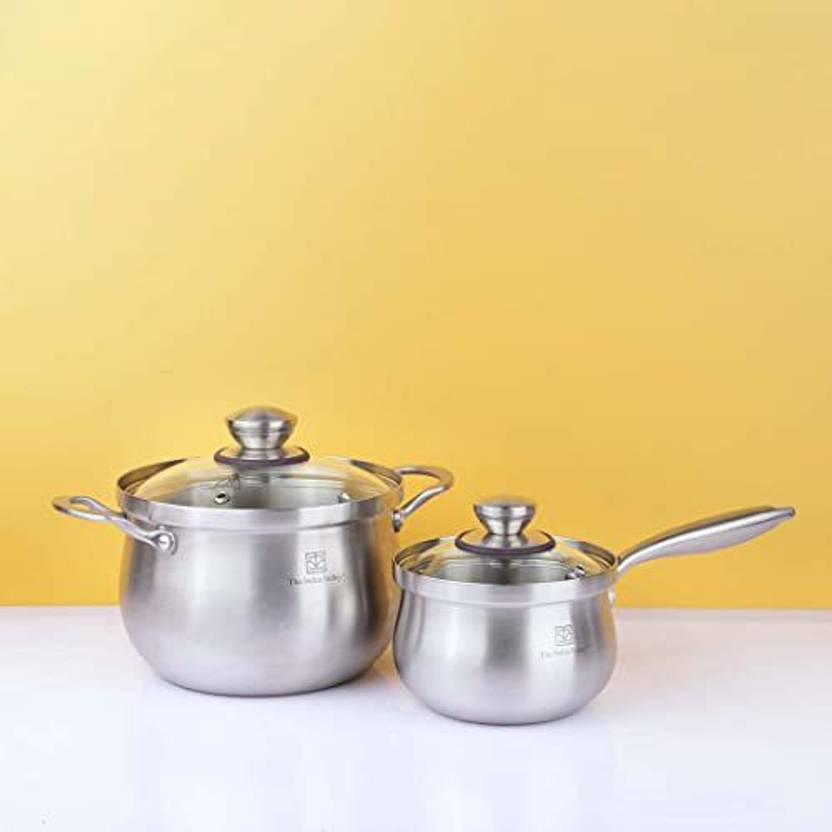 The Indus Valley Triply Stainless Steel Saucepan + Stockpot Induction