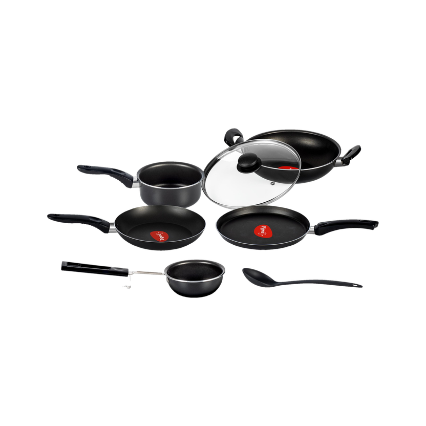 Pigeon Favourite Gift Set Non-Stick Coated Cookware Set(Aluminium, 7 - Piece)
