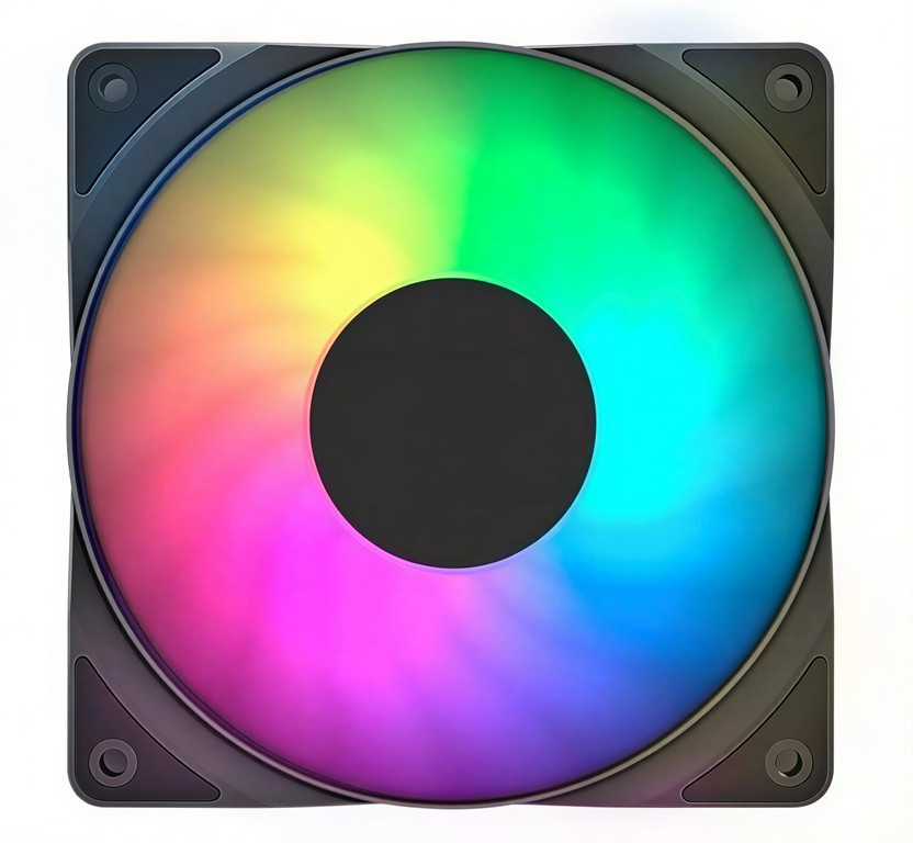 Sancy 120mm RGB CPU Fans For Gaming PC Cabinet Quite Cooling Computer Case Fans Cooling Fan All in one Cooler(Black, Cabinet Cooler)