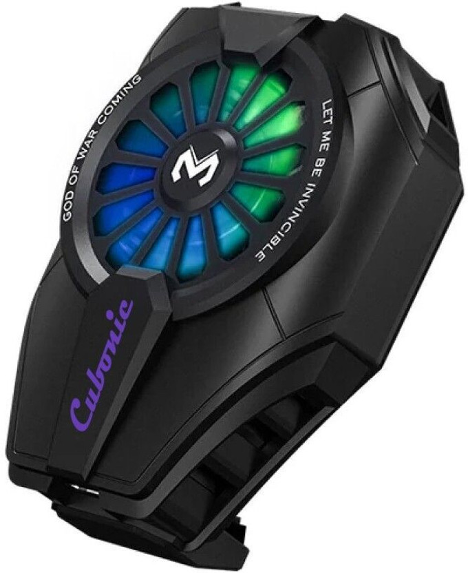 Cubonic X Memo DL06 with Instant Cooling Semiconductor, RGB Light Cooling Fan Cabinet Cooler(Black)