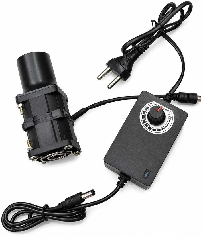 ADA2Z ADA2Z DC 12V 3.6OA WITH 3AMP 40x40x56 MM CONTROLLER HIGH SPEED BLOWER STOVE BBQ SET Cooling Fan All in one Cooler(Black) - Flipkart Deal