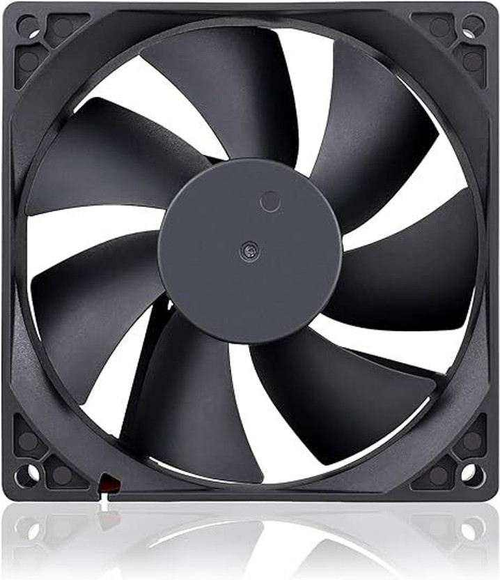 Lum 12V DC Fan for inverter And UPS, PC Cooling Fan All in one Cooler(Black)