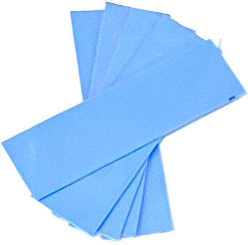 AR Tapes & Plastics Thermal pad (Size- 20x67x0.5mm) thermal Silicone Pads with 6W/(mK) , pck 5 Ergonomic Cooling Pad(Blue)