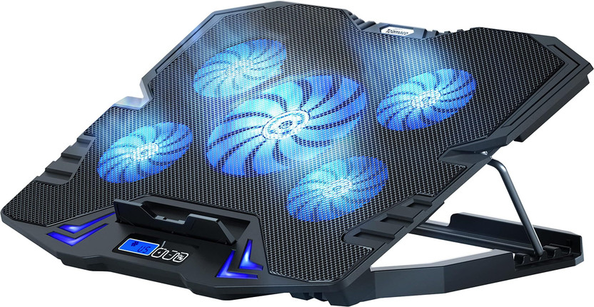LICY NC3500 Ergonomic Cooling Pad with Adjustable Height(Black)