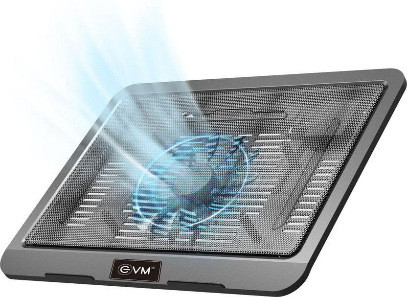 EVM EnLap Cool S Laptop Cooling Pad Ergonomic Cooling Pad(Black)
