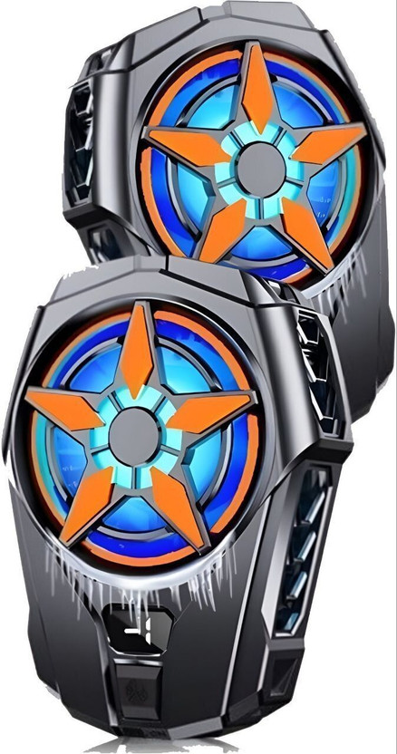 ElectroEra Enterprise SL-09 Gear Shift Mobile Radiator Cooling 1 Fan Cooling Pad 1 Fan Ergonomic Cooling Pad(Black)