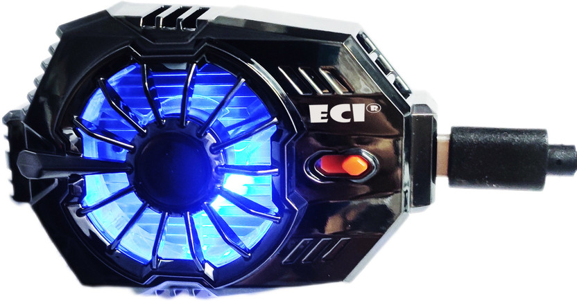 Eci Smart Cool Pad cooling fan 1 Fan Cooling Pad with Adjustable Height(Multicolor)