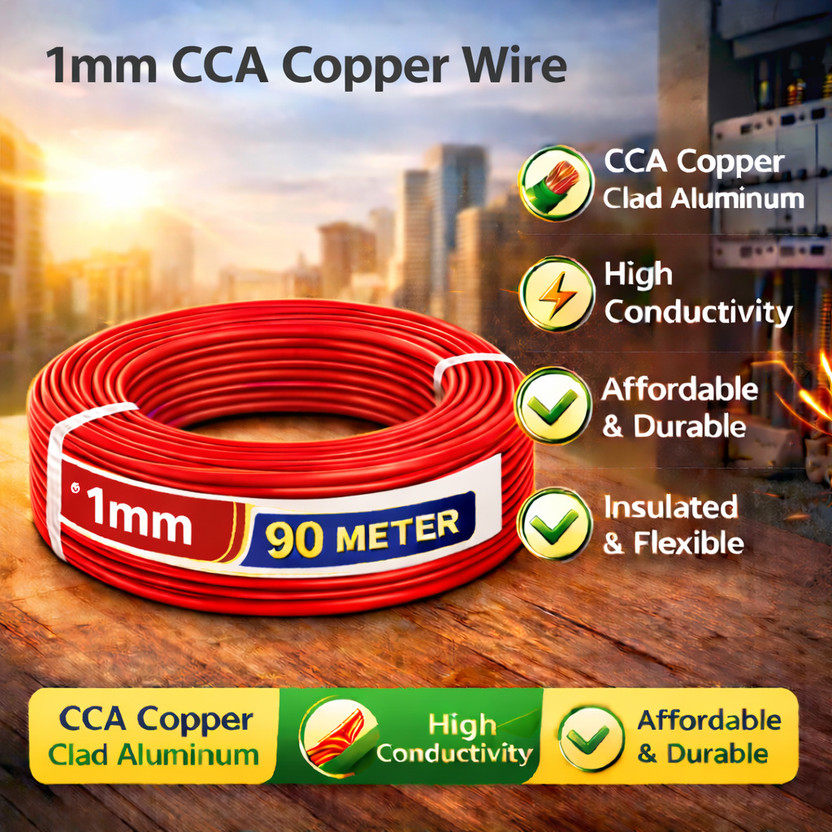 GrahLogy 10 Gauge Copper Wire(90 m)