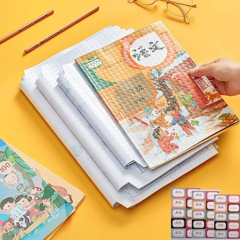 VALLIANZ VALLIANZ 10 cm Textbook Protective Case Transparent Paper Sticker Book Cover Waterproof Self Adhesive Sticker(Pack of 30) - Flipkart Deal