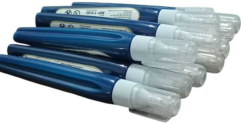 Mapedwrtefix White 5 ml 1 mm Correction Pen(Set of 10, White)