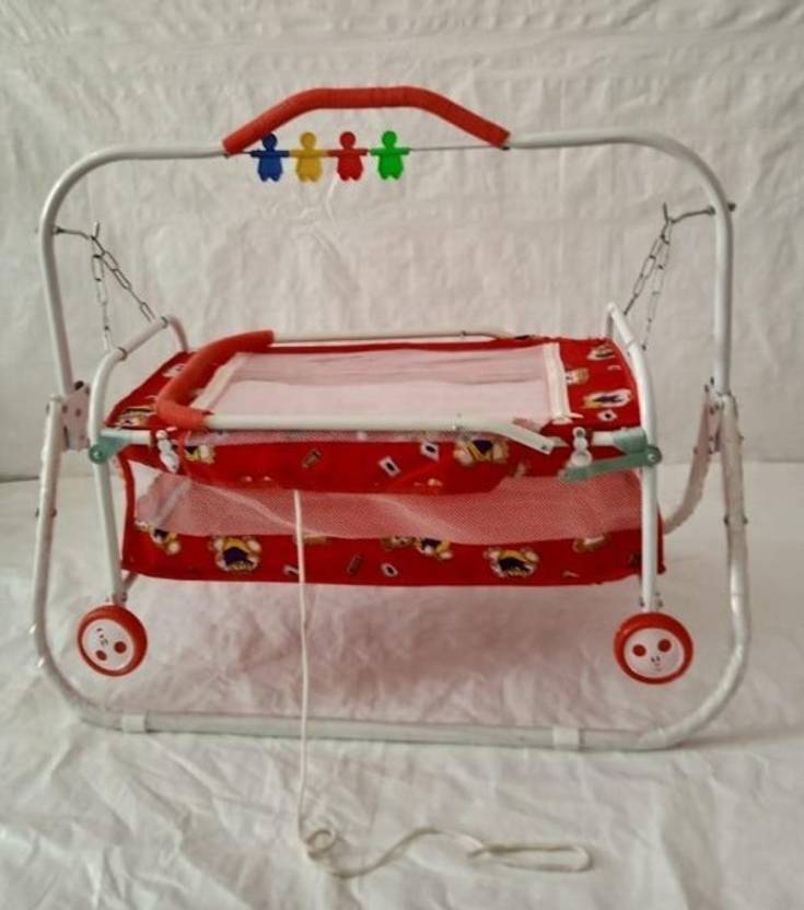 swing n fly Foldable Baby Cradle with Swing, Jhula Palna for New Born