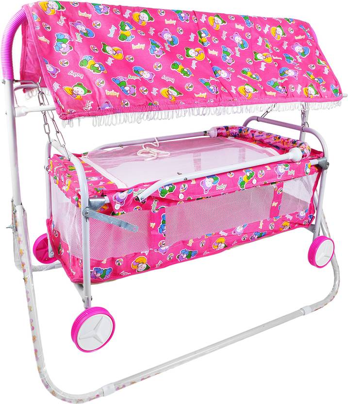 swing n fly Foldable Baby Cradle with Swing, Jhula Palna for New Born