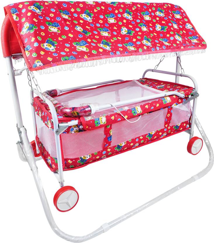 swing n fly New Born Baby Sleep Swing Cradle/Jhula/Palna/Baby Bed with