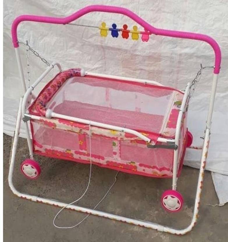 swing n fly Foldable Baby Cradle with Swing, Jhula Palna for New Born
