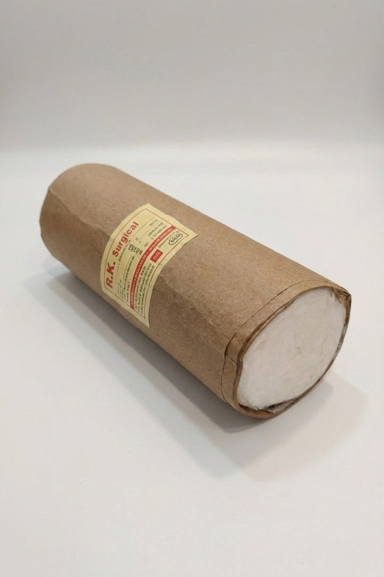 krishna surgical Absorbent Cotton Roll | Medical Grade | Beauty & First Aid Use 200gm