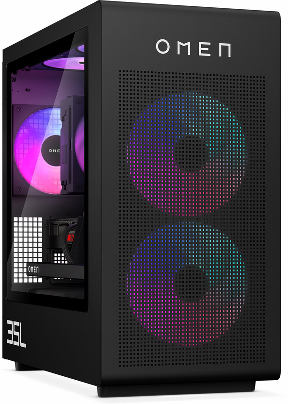 HP OMEN 35L Gaming Desktop GT16-0013in Intel® Core™ Ultra 9 285K (32 GB RAM/NVIDIA® GeForce RTX™ 5080 Graphics/1 TB Hard Disk/1 TB SSD Capacity/Windows 11 Home (64-bit)/16 GB Graphics Memory) Gaming Tower