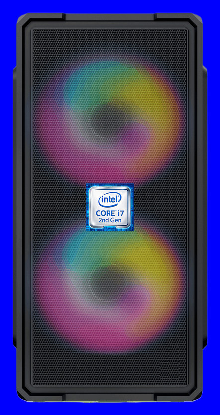 Intel KL GOLD Intel® Core™ i7-2600 Quad Core Processor [DTG-N5] Gaming PC with RGB Fans | Intel Core i7 - 2600 Processor (8 GB RAM/Intel® Ultra HD 4K Graphics/256 GB SSD Capacity/Windows 11 Pro) Gaming Tower with MS Office - Flipkart Deal