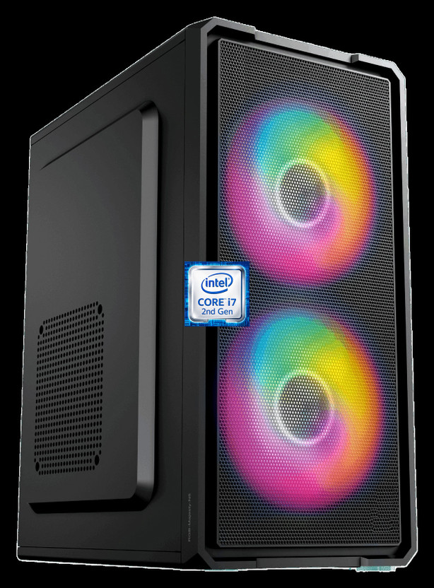 Intel MASTERROD Intel® Core™ i7 (2nd Gen) Processor [8MB Smart Cache, Up to 3.80 GHz] [ITW-N5] RGB-Majesty-N5 | Gaming PC | Intel® Core™ i7 - 2600 Quad Core Processor (8 GB RAM/Intel® Ultra HD 2000 Graphics/256 GB SSD Capacity/Windows 11 Pro) Gaming Tower with MS Office - Flipkart Deal