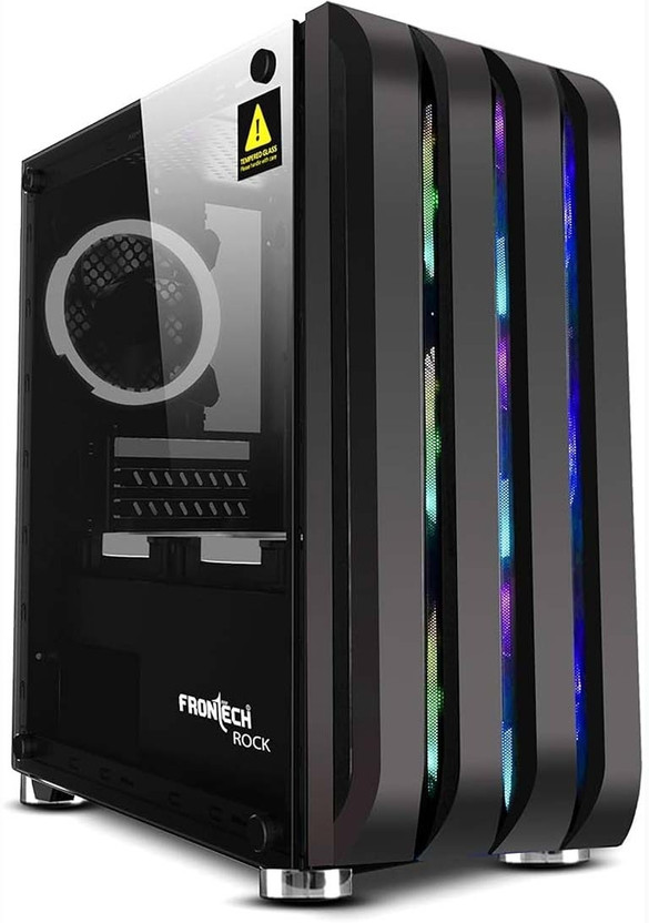Frontech XAILO CORE I7 7TH GEN GAMING CPU RGB Intel core i7 processor 7TH gen (16 GB RAM/RX 550 Graphics/4 TB Hard Disk/512 GB SSD Capacity/Windows 11 Pro/4 GB Graphics Memory) Gaming Tower