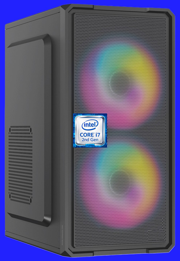 Intel MASTERROD Intel® Core™ i7-2600 Processor [8MB Cache, Up to 3.80 GHz] [EIY-N5] Intel Core i7 - 2600 Quad Core Processor | Gaming PC | RGB-Majesty-N5 (8 GB RAM/Intel® Ultra HD 2000 Graphics/256 GB SSD Capacity/Windows 11 Pro) Gaming Tower with MS Office - Flipkart Deal