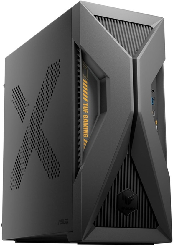 ASUS TUF Gaming T500 (2025) Gaming Desktop Core i5 (13420H) (16 GB RAM/NVIDIA GeForce RTX 3050 Graphics/1 TB SSD Capacity/Windows 11 Home (64-bit)/6 GB Graphics Memory) Mini Gaming Tower with MS Office